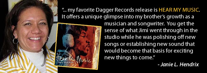 Janie Hendrix Hear My Music