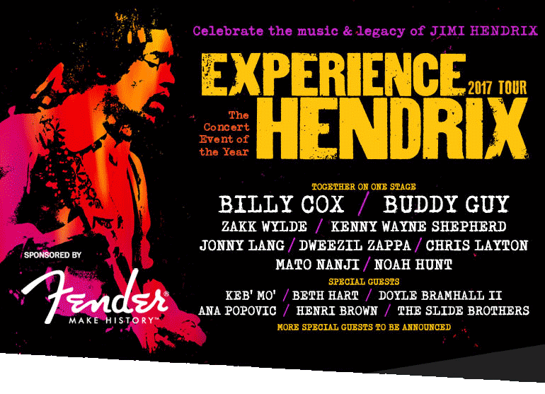 Exclusive Experience Hendrix Tour / 'Machine Gun' Ticket Packages